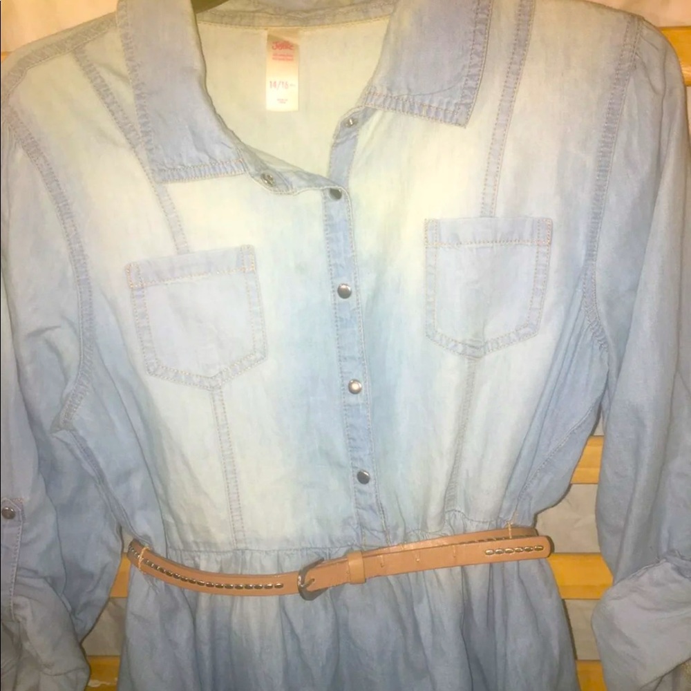 Girls justice blue Jean dress